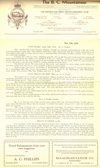 The B.C. Mountaineer 1932 May 15 thumbnail